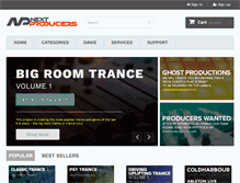 Tablet Screenshot of nextproducers.com